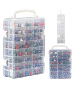 Dice Storage Case For Dnd Dice With Removable Dividers Holding Up To 830... - £40.78 GBP