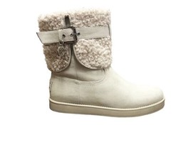 GBG Adlea Winter Cozy Comfy Boots Bone Size 7 ($) - £47.48 GBP