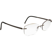 Silhouette Eyeglasses 5263 40 6055 Titan Brown Rimless Frame Austria 54[]17 135 - £78.65 GBP