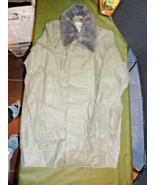 NVA GDR NATIONAL VOLK ARMY EAST GERMAN MILITARY BOMBER MOTORCORPS COAT M... - $117.21