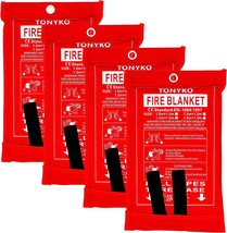 Tonyko Emergency Fire Blankets, Flame Retardant Protection And Heat, Camping - £32.41 GBP