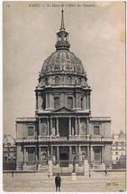 France Postcard Paris Le Dome de l&#39;Hotel des Invalides - £2.37 GBP