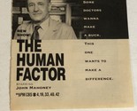 The Human Factor Tv Guide Print Ad John Mahoney TPA10 - £4.73 GBP