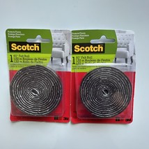 Scotch 3M Felt Pad Roll Adhesive 1/2 x 60&quot; ea. Hardwood Floor Protector - 2 Pack - £9.47 GBP