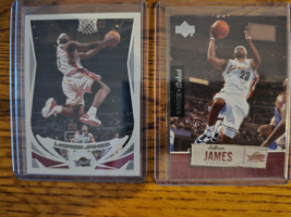 Sports LeBron James Rookie Cards Cleveland Cavaliers UD #15 Topps #23 Mint - £177.78 GBP