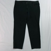 NEW High Rise Slim Boot Chico&#39;s 2 / 12 Dark Rinse Denim Jeans - £31.59 GBP