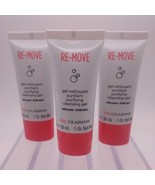 LOT OF 3 Clarins Purifying Cleansing Gel All Skin Types 1oz ea Sealed - $223.28 MXN
