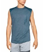 Men&#39;s Under Armour UA MK-1 Sleeveless Tank in Blue Sz Large NWT - €25,25 EUR