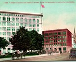 Vtg Postcard First National &amp; Central Banks 14th and Broadway Oakland CA  - £3.08 GBP