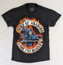 SONS OF ANARCHY FEAR THE REAPER ROAD GEAR SHORT SLEEVE SHIRT BLACK SIZE ... - $14.99