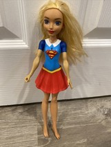 Mattel DC Super Hero Girls Supergirl Locker Doll Barbie Like Movable Arms, Legs - £5.11 GBP