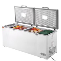 VEVOR Chest Freezer, 19.8 Cu.ft / 561 L Large Deep Freezer with Split Top Double - $1,953.49