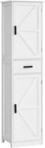 Weenfon Tall Bathroom Cabinet, Storage Cabinet With 6 Shelves &amp; Drawer,,... - $2,422.17 MXN