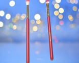 SLMISSGLAM Makeup Brush Duo Red Blending R60 &amp; Angled Eyeshadow R61 New ... - $14.10