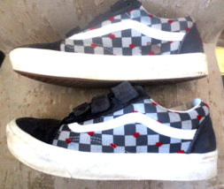Vans Off The Wall &quot;I Love You&quot; Checkerboard Sneakers Womens Size 9 mens 7.5 - £14.72 GBP