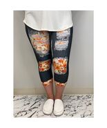 Reg One Size Size Black Orange Blossom Capri W/Butt Pockets - €17,07 EUR