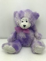 Sugar Loaf Plush Americana Collection Purple White Bear Stuffed Toy 10in - £10.63 GBP