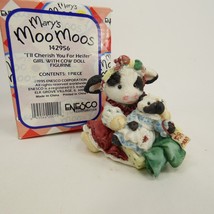 Mary’s Moo Moos I&#39;ll Cherish You For Heifer Girl With Cow Doll 1995 142956 Qakmf - £7.89 GBP