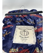 &quot;Meet Me At The Pumpkin Patch&quot; Blue Throw Blanket By Ridgewood Farms 60”... - $67.47 CAD