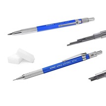 Isomars Mechanical Pencil 2mm Blue and 0.5mm Blue With Lead And Eraser Set of 2 - £20.55 GBP