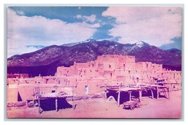 Pueblo De Taos New Mexico NM UNP Chrome Postcard V13 - £2.29 GBP