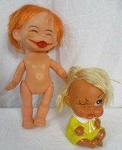 Vintage “Winking” Moody Cutie Rubber Doll Made In Korea &amp; Japan Moody Doll - £16.47 GBP