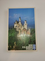 Vintage F.X. Schmid  &quot;Castle Neuschwanstein&quot; 1000 Piece Jigsaw Puzzle - $28.50