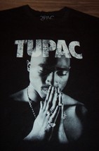 2PAC Tupac Shakur Praying T-Shirt Black Mens Large - £15.80 GBP