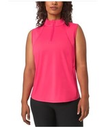 Mondetta Womens Tank Top Pink Active Half-Zip Sleeveless Stretch Pockets - $58.79 CAD