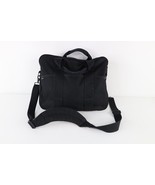 Vintage LL Bean Distressed Spell Out Handled Crossbody Bag Carry On Blac... - $60.86 CAD