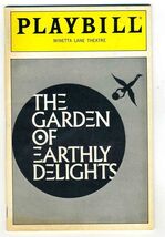 Playbill The Garden of Earthly Delights 1987 Martha Clarke Richard Peaselee - $9.90