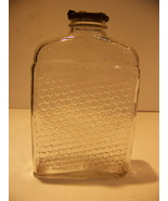 VINTAGE LAKE SHORE HONEY BOTTLE WITH NO DRIP METAL LID HONEYCOMB DESIGN - €39,06 EUR