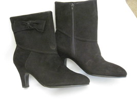 Aerosoles Acappella Suede Boot 3&quot;   Black Sz 10m  - £16.06 GBP