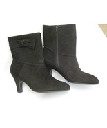 Aerosoles Acappella Suede Boot 3&quot;   Black Sz 10m  - $27.15 CAD