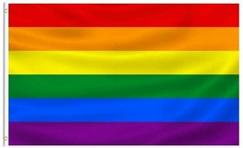 3x5FT Rainbow Pride Flag Banner LGBTQ Gay Lesbian Love Equal 100D - £12.78 GBP