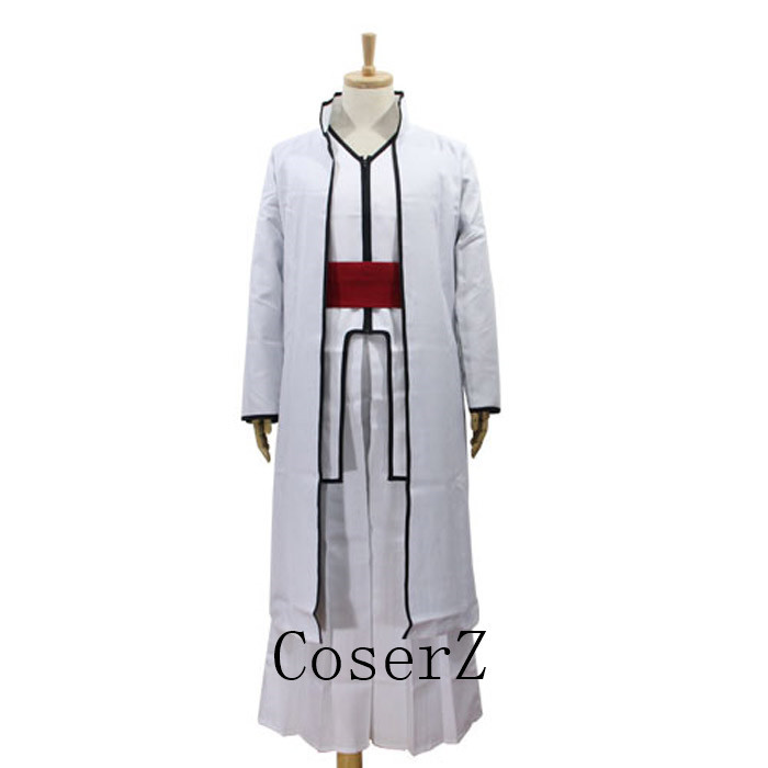 Anime Bleach Aizen Sousuke White Kendo Kimono Cosplay Costume - $109.00