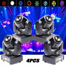 4Pcs 100W Stage Lights Led Moving Head Light Dmx Rgbw Gobo Spot Beam Dj ... - £318.20 GBP