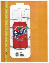 Coke Chameleon Size Fanta Strawberry 12 oz CAN Soda Vending Machine Flavor Strip - £2.39 GBP