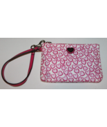 Coach Pink Heart Clutch Wristlet - $30.00