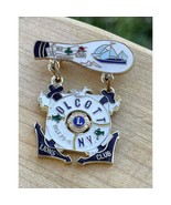Lions Club Lapel Pin Olcott NY Dist. 20-N Wild Bychauncy 1-3/4&quot; - €16,77 EUR