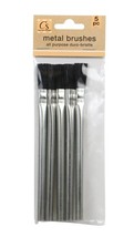 Crafter&#39;s Square 6-in Metal Brush Sets   5-ct. Packs - £5.49 GBP