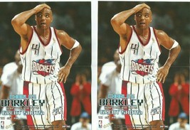Two (2) Charles Barkley (Houston Rockets)1998 Skybox Nba Hoops MINI-POSTERS #10 - £3.98 GBP