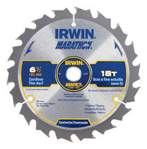 Irwin Marathon 6-1/2 in. D X 5/8 in. Classic Carbide Circular Saw Blade ... - $26.95