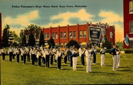 Postcard NE Omaha Father Flanagan&#39;s Boys Home Band Boys Town 1943 POSTCARD BK50 - £3.88 GBP