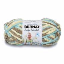 Bernat Baby Blanket Yarn, 3.5 oz, Gauge 6 Super Bulky, Little Denim Print - £6.97 GBP