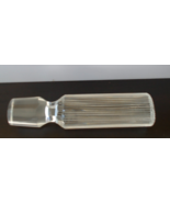 Vintage ABP Hand Etched Crystal Decanter Stopper 6 inch Slanted Top STOP... - $26.63 CAD