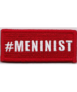 Meninist Patch 1 1/4&quot; x 3&quot; Inches Hook and Loop backing - £4.69 GBP