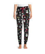 Secret Treasures Women&#39;s Plush Cuffed Sleep Pajama Pants Plus 2XL Snowma... - $21.22 CAD