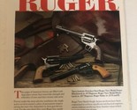 1989 Ruger Super Blackhawk Pistol Vintage Print Ad Advertisement  pa16 - $9.89