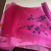 SILK, fushia FABRIC 5 Yards x 21 Inches Wide or 180 Inches x 21 Wide - $59.00